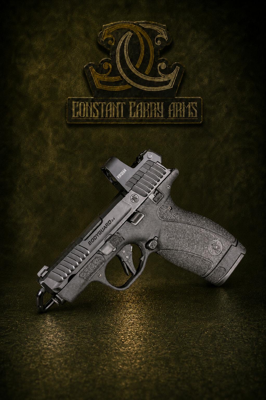 Smith & Wesson Bodyguard 2.0 pistol with Viridian red dot optic